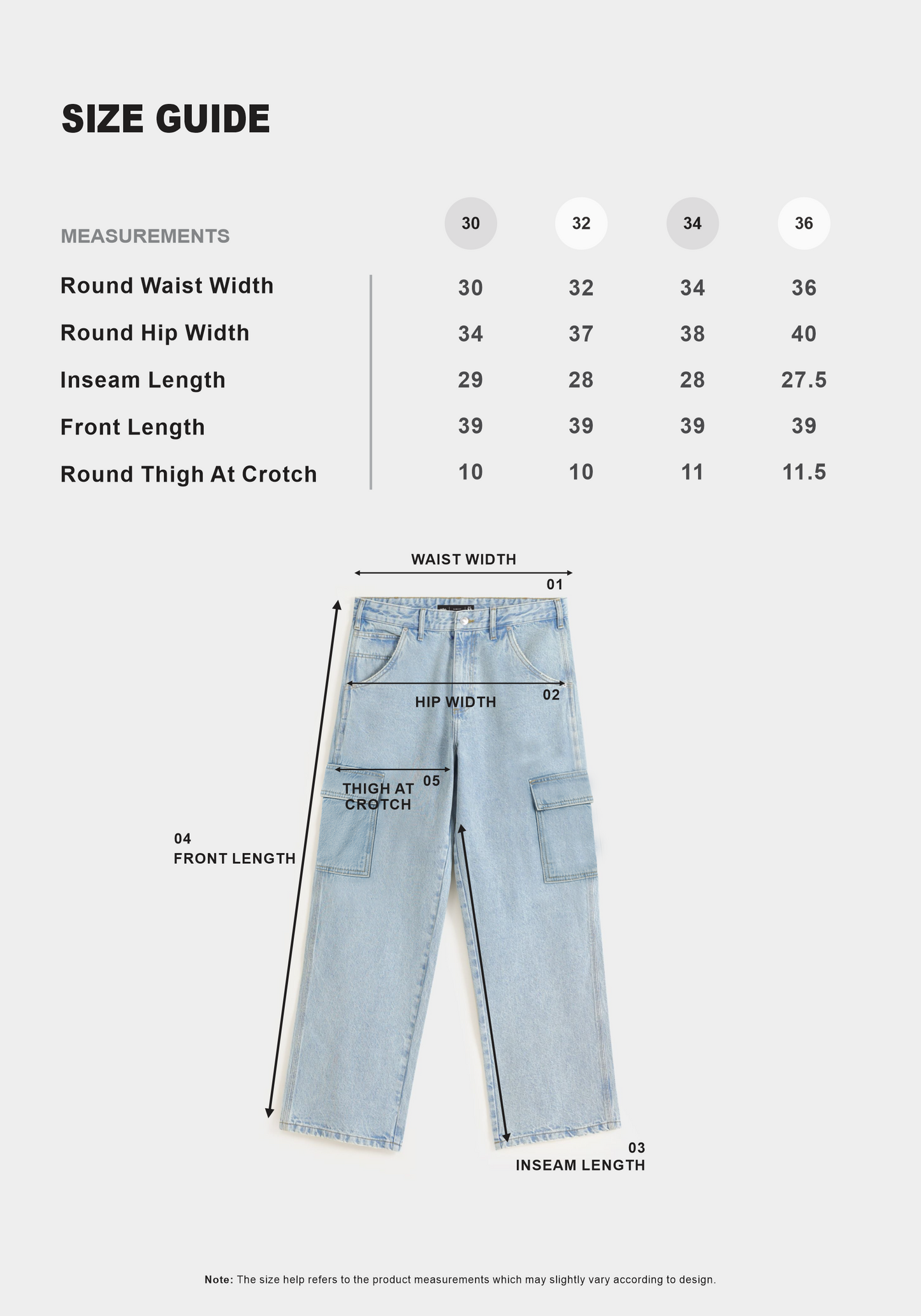 CARGO POCKET DENIM