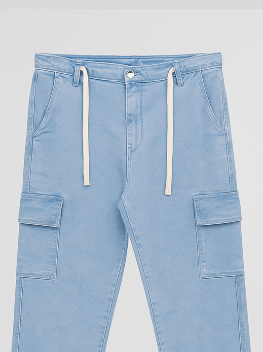 Cargo Straight Jeans