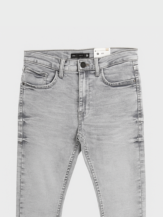 Slim Fit Grey Denim