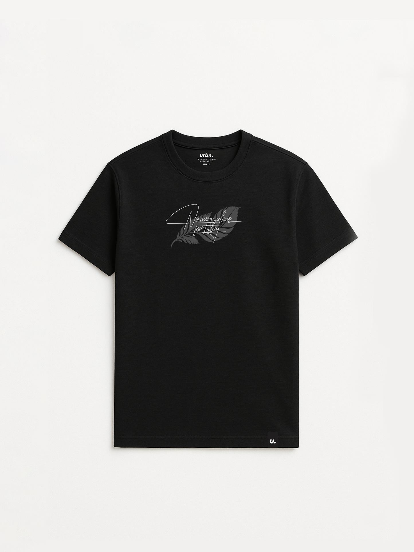 Black Printed TEE