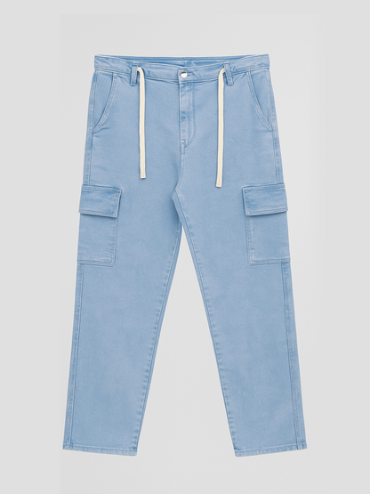 Cargo Straight Jeans