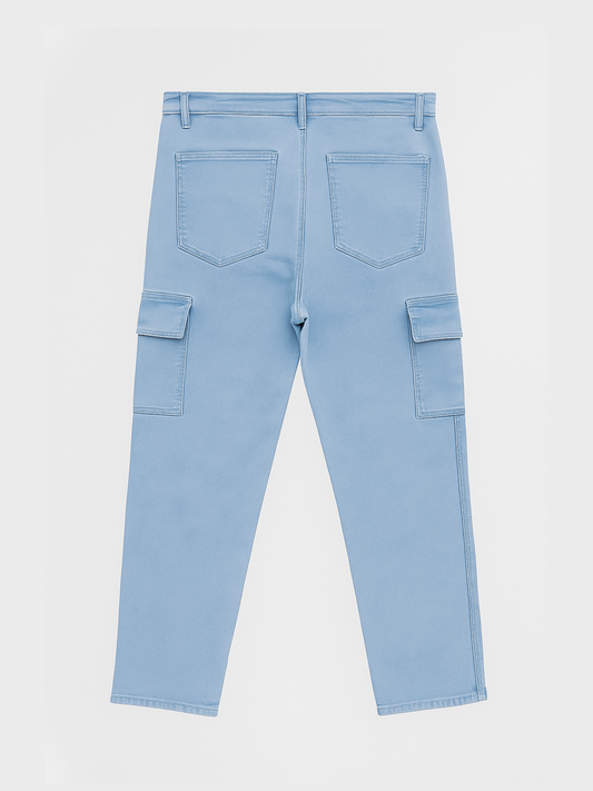 Cargo Straight Jeans