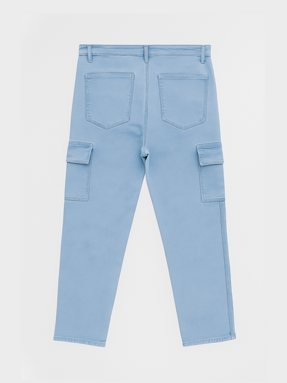 Cargo Straight Jeans